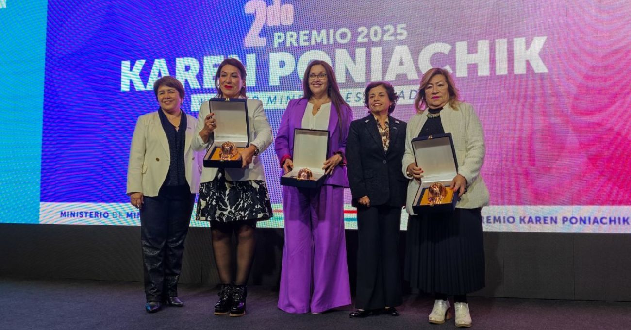 Premios Karen Poniachik 2025 destacan liderazgo femenino en minería chilena