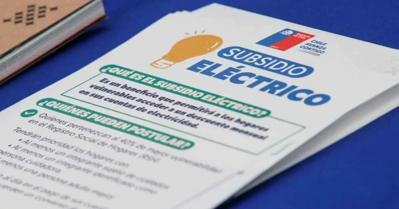 Subsidio Eléctrico 2025: postula al descuento en tu cuenta de luz