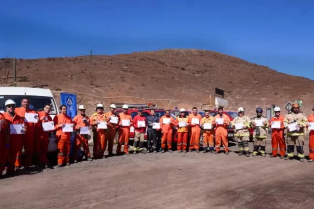 Brigadistas de Mina Altamira se Capacitan en Curso de Operaciones de Emergencia