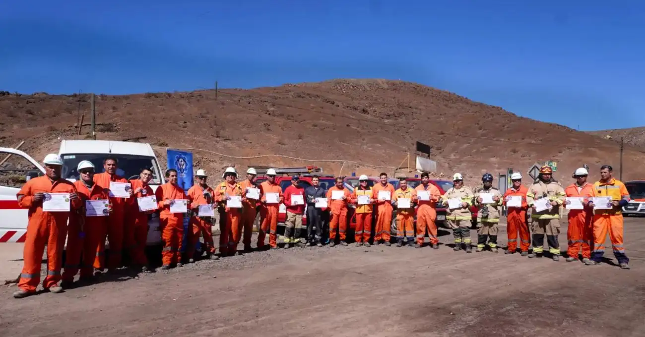 Brigadistas de Mina Altamira se Capacitan en Curso de Operaciones de Emergencia