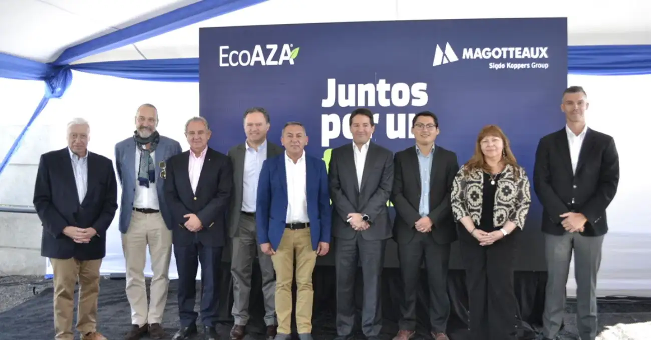 EcoAZA y Magotteaux sellan alianza para valorizar 14 mil toneladas de residuos industriales por año