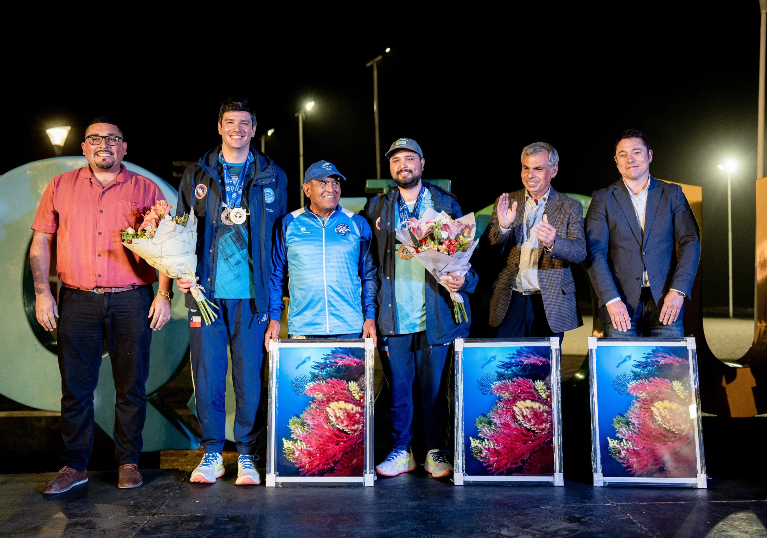 Iquique recibe a sus campeones mundiales de fotografía submarina