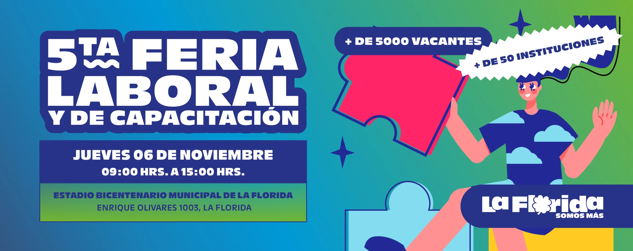 Hasta $2.300.000 en sueldos: Feria Laboral en La Florida con más de 3.500 vacantes