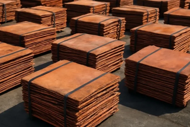 Importaciones de cobre en China caen en octubre por altos precios globales