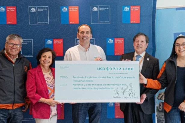 Pequeña Minería Chilena Restituye US$ 97.121.286 al Fondo de Estabilización del Cobre