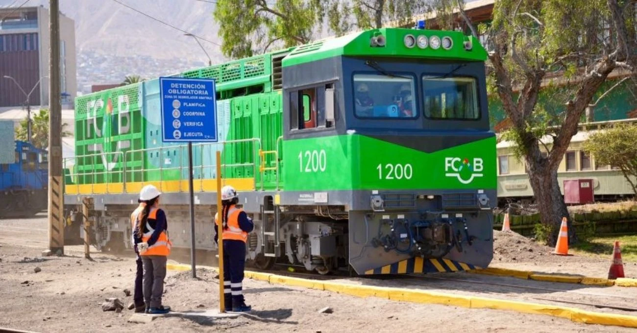 FCAB inaugura primera locomotora a hidrógeno verde en Latinoamérica: avance sustentable