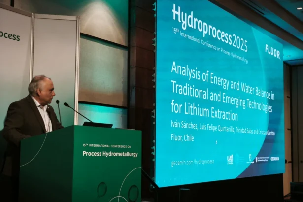 Estudio de Fluor Chile analiza balance hídrico y energético en tecnologías de extracción del litio