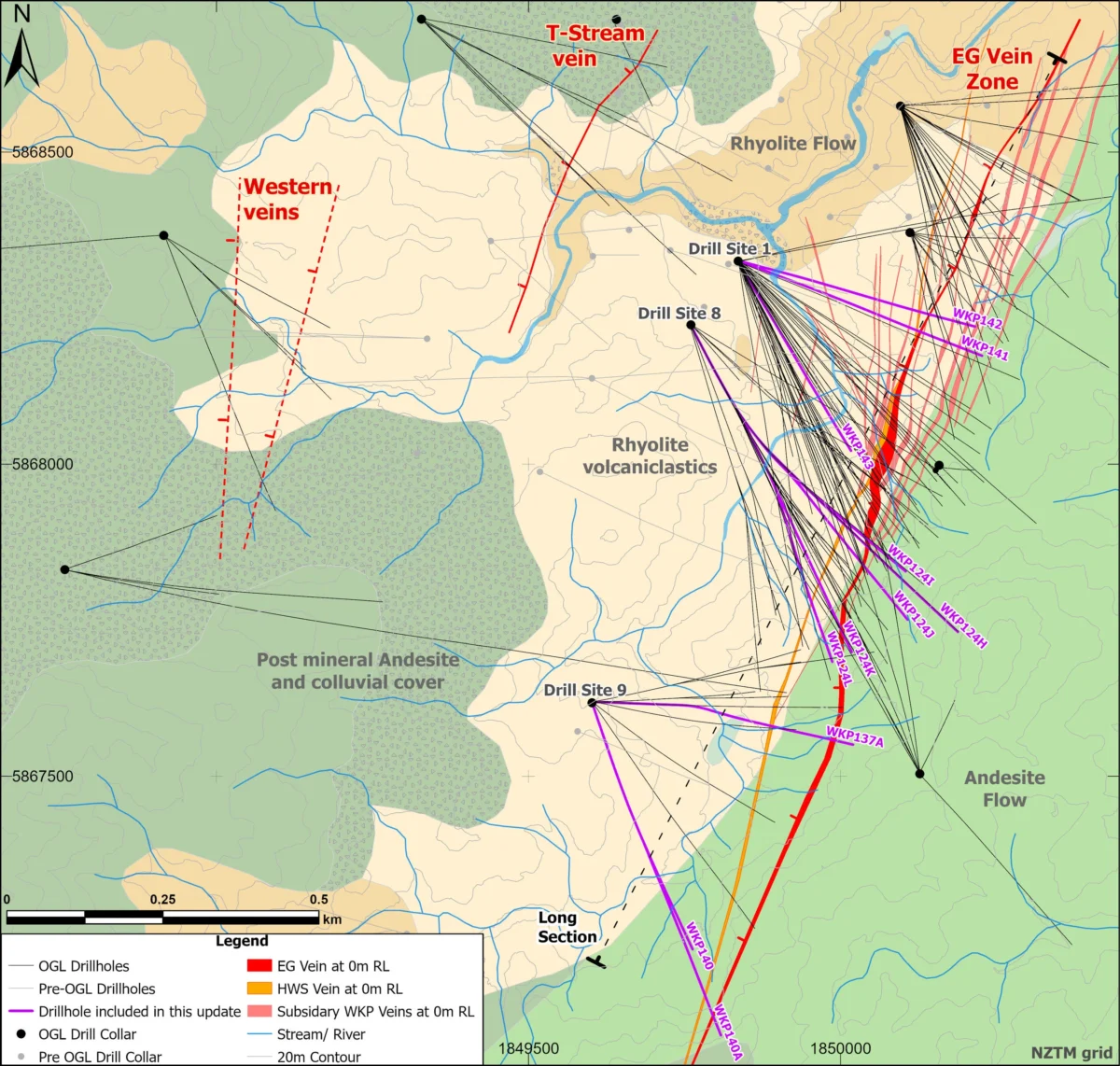 OceanaGold extiende mineralización de alta ley en Wharekirauponga y recibe el borrador de la decisión y las condiciones para aprobar el proyecto Waihi North