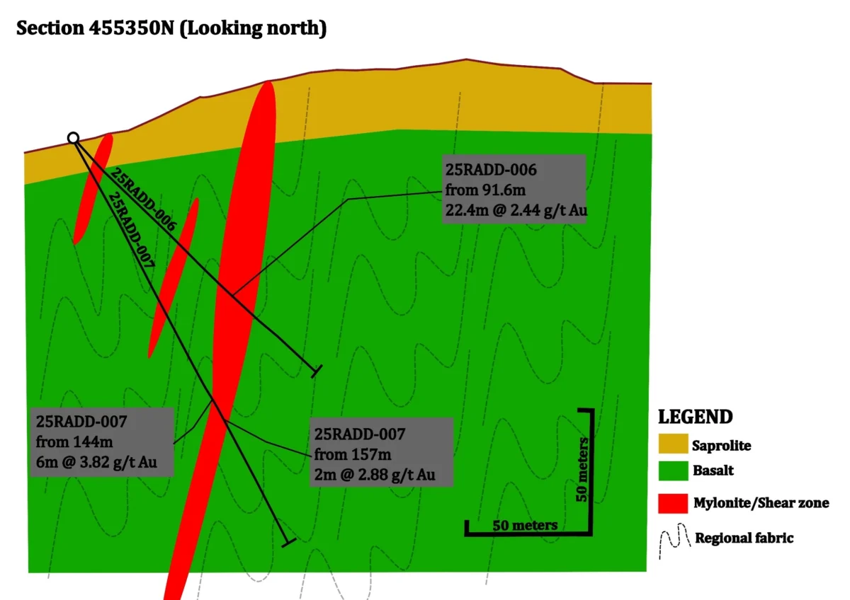 Sranan Gold Corp. continúa ampliando la zona mineralizada en el objetivo de la mina de Randy, Proyecto Tapanahony, Surinam