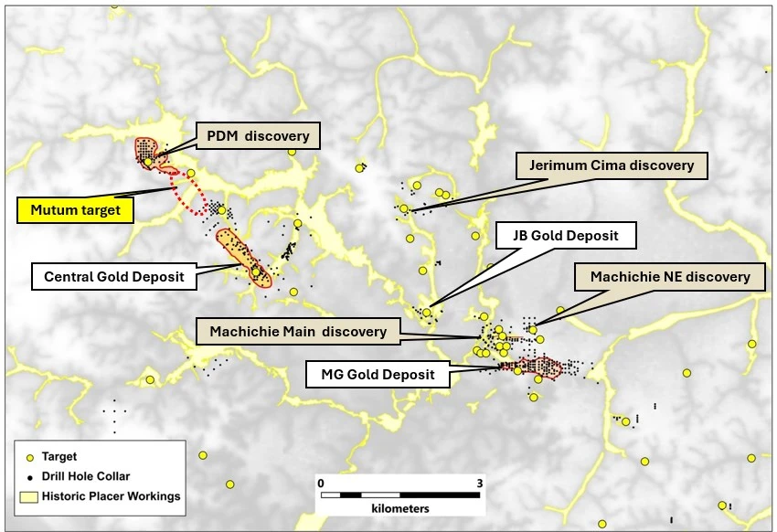 Perforación de oro Cabral Nueva Estructura Mineralizada que Conecta Depósitos Centrales de Oro de PDM y Central, Distrito Aurifero de Cuiú Cuiú, Brasil