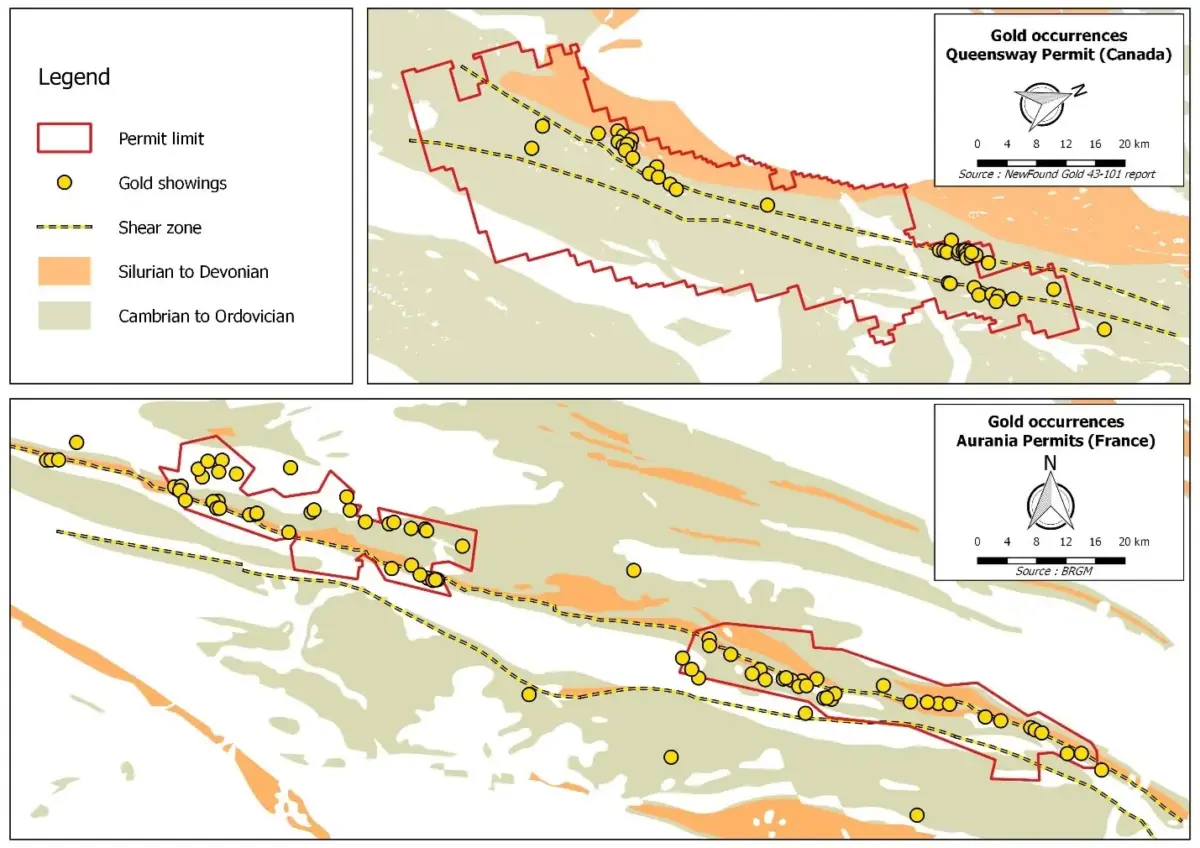 Aurania Resources consigue nuevas licencias de exploración en Bretaña, Francia Aurania Resources consigue nuevas licencias de exploración en Bretaña, Francia