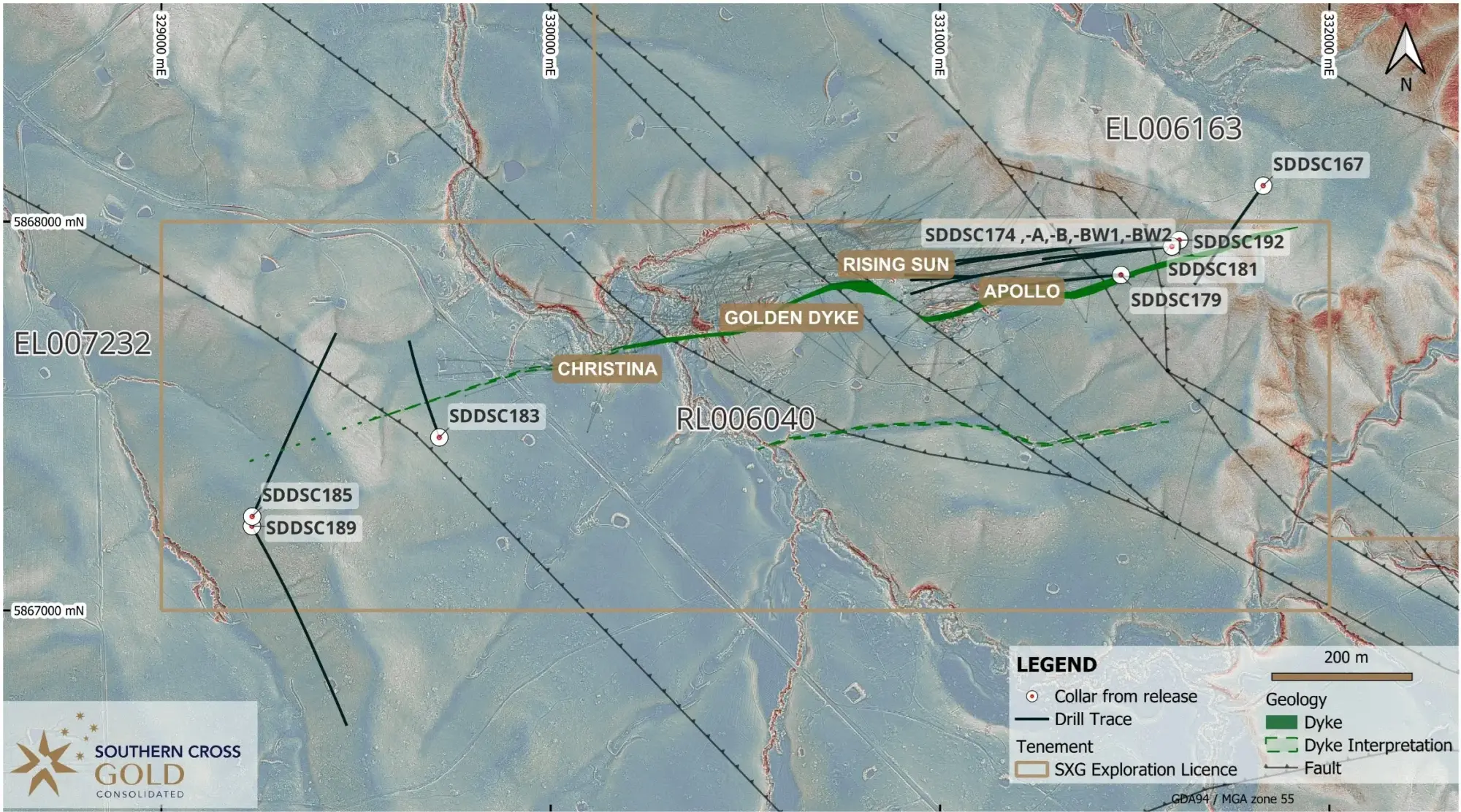 Southern Cross Gold expande Apolo a profundidad y a lo largo de la colisión