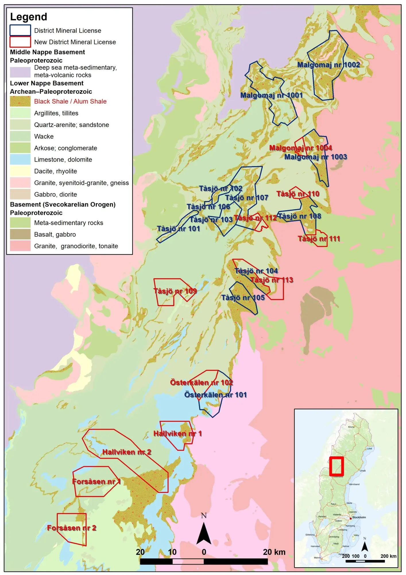 District Metals refuerza su presencia sueca casi duplicando el tamaño de las propiedades de esquisto de alumbre
