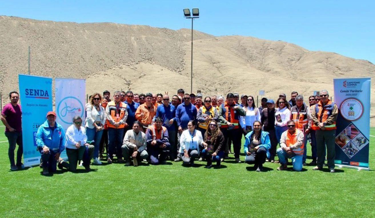 SENDA Atacama realiza taller preventivo en mina Mantoverde