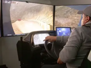 División El Teniente incorpora simulador de conducción para reforzar la seguridad en rutas mineras