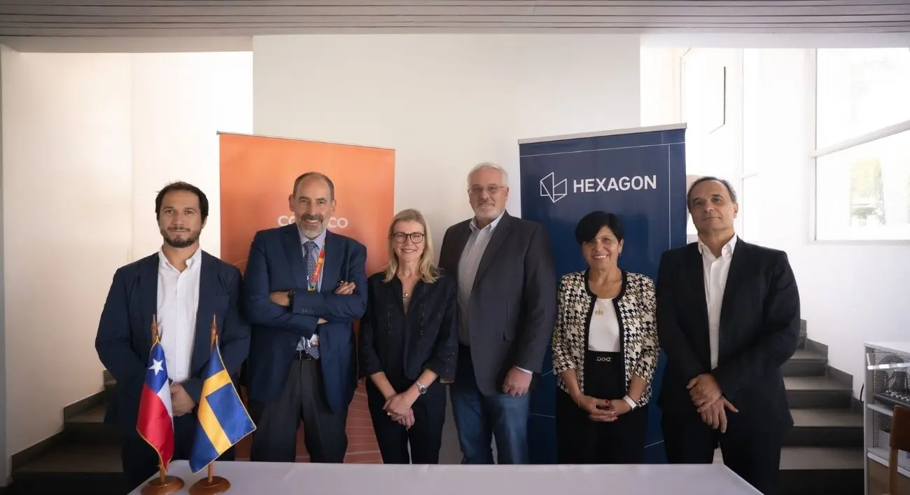 Codelco y Hexagon firman acuerdo para desarrollar e implementar soluciones tecnológicas avanzadas en minería