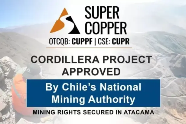 La Autoridad Nacional de Minería de Chile aprueba el Proyecto de la Cordillera de la Supercobre