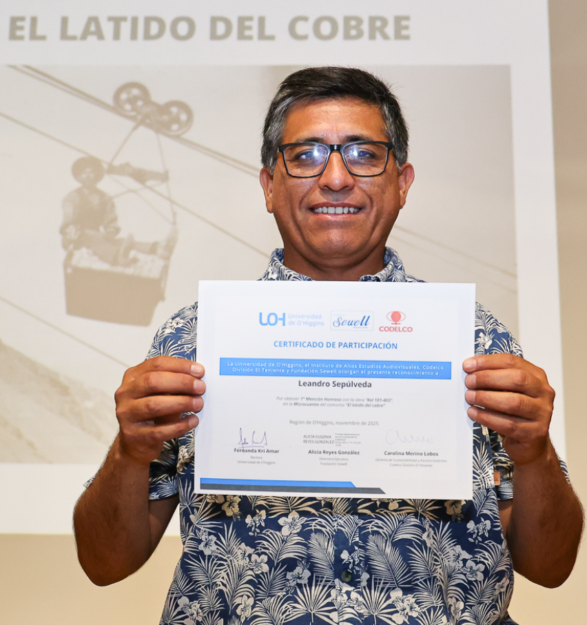 Rancagua: Reconocen la fusión entre arte y minería con Premios “El Latido del Cobre” Rancagua: Reconocen la fusión entre arte y minería con Premios “El Latido del Cobre”