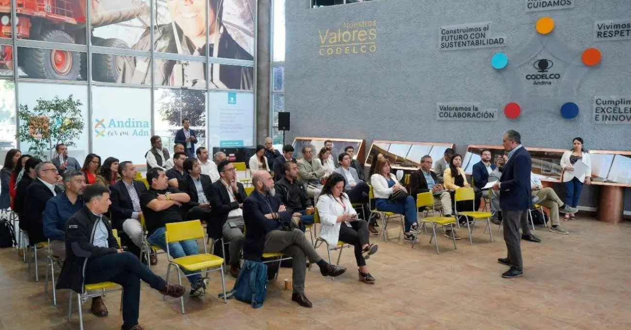 Codelco Andina fortalece alianza con proveedores locales en la Región de Valparaíso