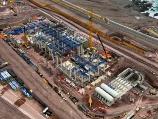 Aguas Horizonte alcanza 91% de avance en planta desalinizadora del norte chileno