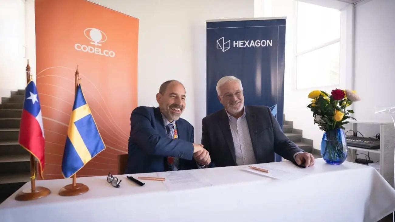 Codelco y Hexagon sellan alianza estratégica para acelerar la minería digital Codelco y Hexagon sellan alianza estratégica para acelerar la minería digital