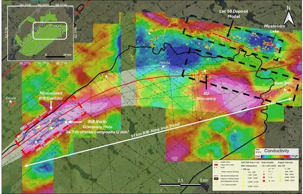 Atha Energy confirma múltiples descubrimientos de alta calidad a lo largo del corredor de costillas mineralizadas en el Proyecto Angilak Atha Energy confirma múltiples descubrimientos de alta calidad a lo largo del corredor de costillas mineralizadas en el Proyecto Angilak