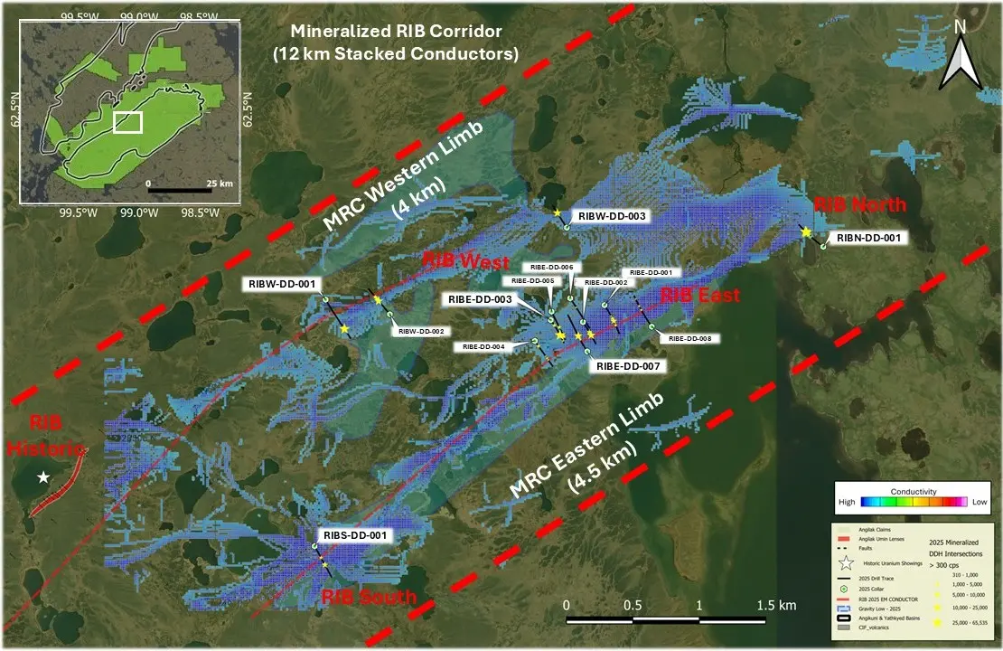 Atha Energy confirma múltiples descubrimientos de alta calidad a lo largo del corredor de costillas mineralizadas en el Proyecto Angilak Atha Energy confirma múltiples descubrimientos de alta calidad a lo largo del corredor de costillas mineralizadas en el Proyecto Angilak