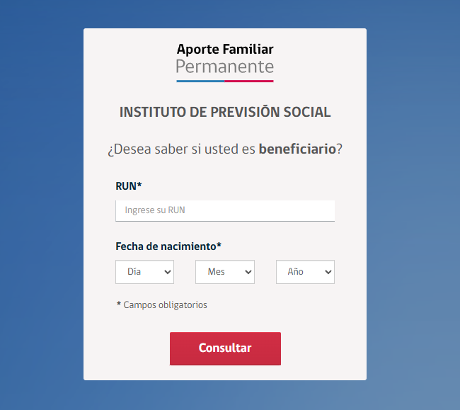 Último plazo para cobrar el Aporte Familiar Permanente 2025 termina este miércoles