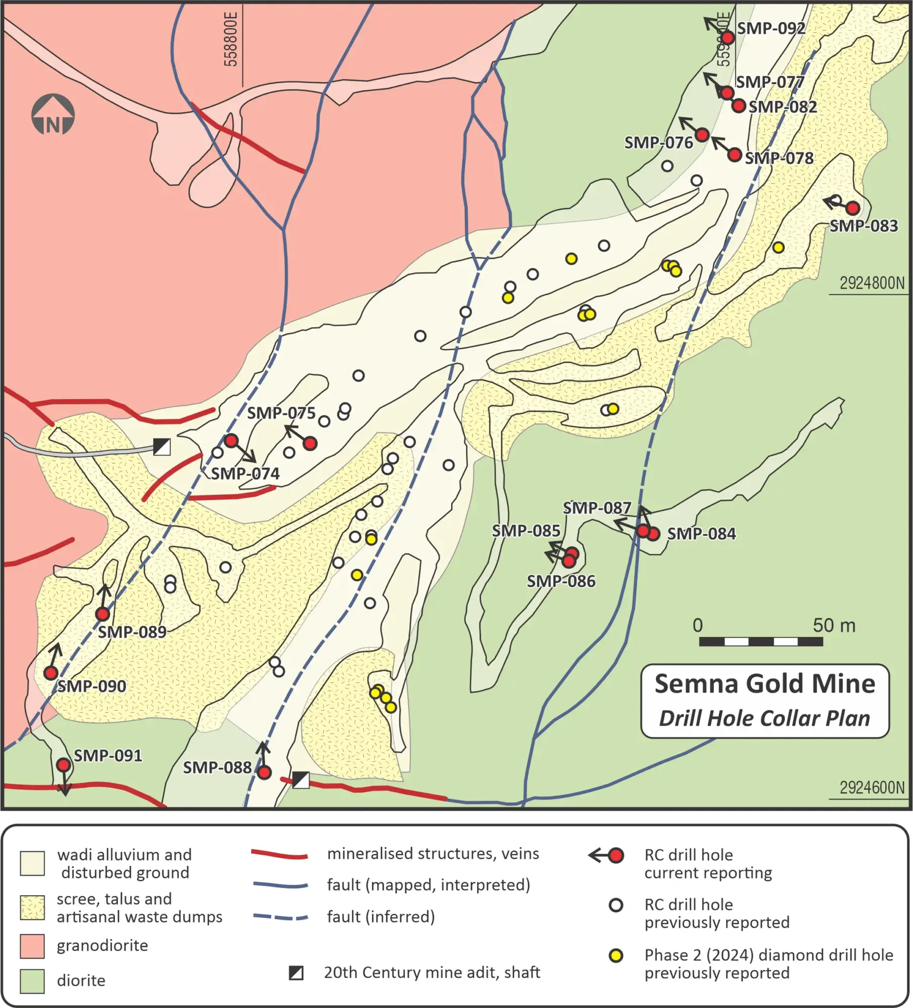 Aton Resources informa de la continuación de una fuerte mineralización en profundidad en el proyecto Semna