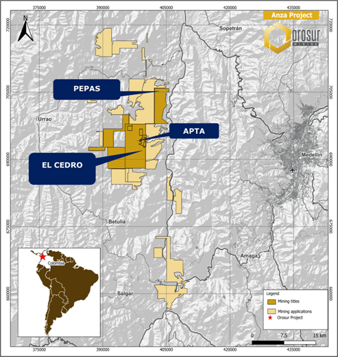 Orosur Mining anuncia la cerca de la finalización de la perforación MRE en Pepas Orosur Mining anuncia la cerca de la finalización de la perforación MRE en Pepas