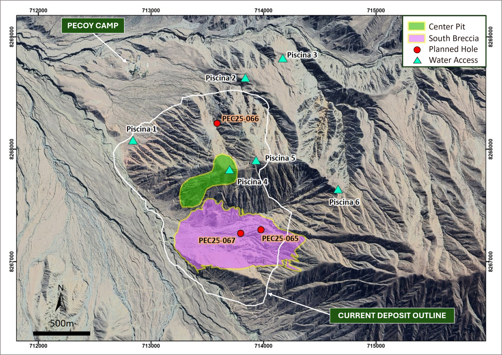Pecoy Copper inicia la primera campaña de perforación en el proyecto insignia Pecoy Pecoy Copper inicia la primera campaña de perforación en el proyecto insignia Pecoy