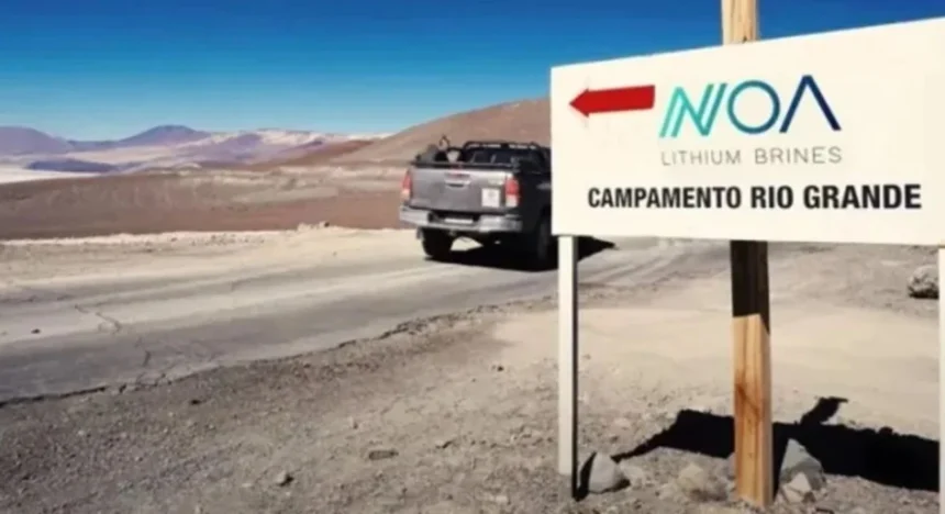 Litio en Salta: NOA Lithium avanza a prefactibilidad en Río Grande con estudio clave de procesos