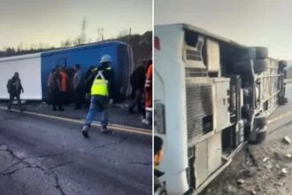 Accidente en Bus de Empresa Link: Comisión investigadora tras volcamiento con 48 trabajadores
