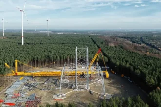 Alemania construye en Brandeburgo el aerogenerador más alto del mundo