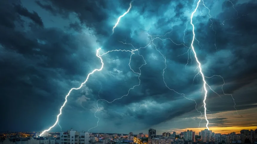 Emiten aviso por tormentas eléctricas con granizos y rachas para este miércoles en siete regiones