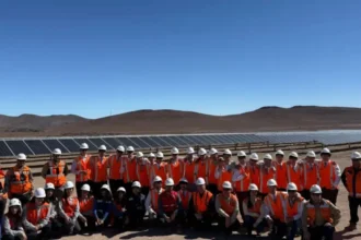 Alumnos de Salesianos Copiapó visitan la planta fotovoltaica Río Escondido junto al programa Fórmate Energía de Mainstream