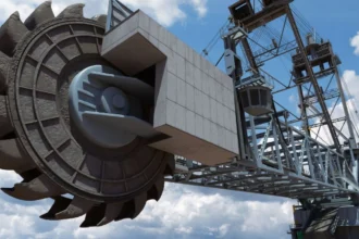 Bagger 293: la excavadora eléctrica que opera en minería a cielo abierto y figura entre las mayores máquinas terrestres