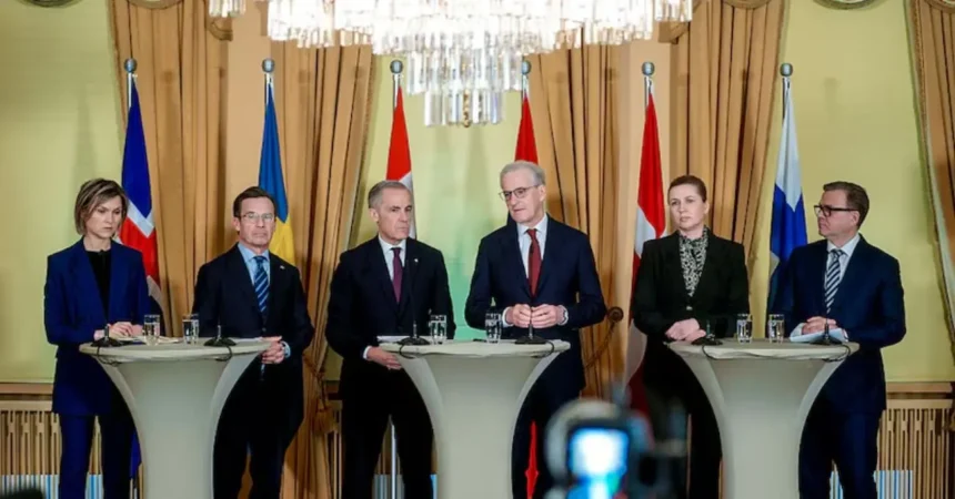 Canadá y países nórdicos refuerzan seguridad en el Ártico y apoyan a Groenlandia