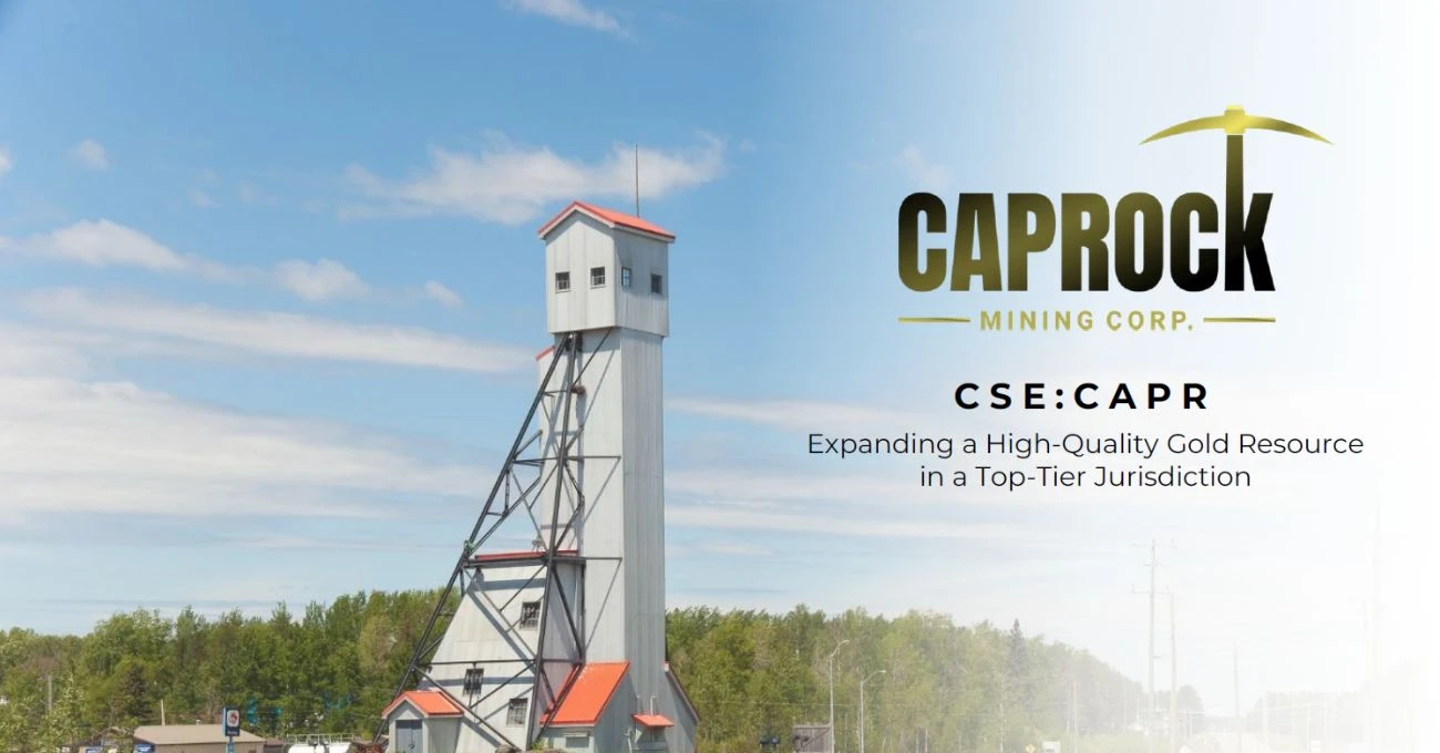 Caprock Mining anuncia la recepción del permiso y los planes para el inicio del programa de perforación en Destiny