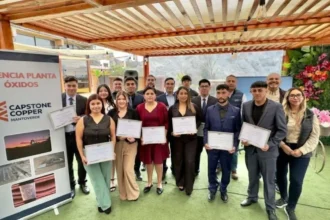 Capstone Copper finaliza programa de formación en Hidrometalurgia en la Región de Atacama