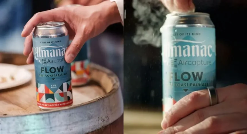 Captura de CO₂: lanzan en EE.UU. la primera cerveza hecha con carbono extraído del aire