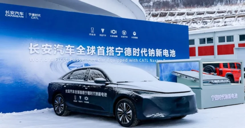 Changan y CATL lanzan primer auto eléctrico con batería de sodio
