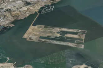 China rompe el mapa de la ingeniería y levanta un megaaeropuerto sobre el mar: una isla artificial de 20 km² rumbo a 2035