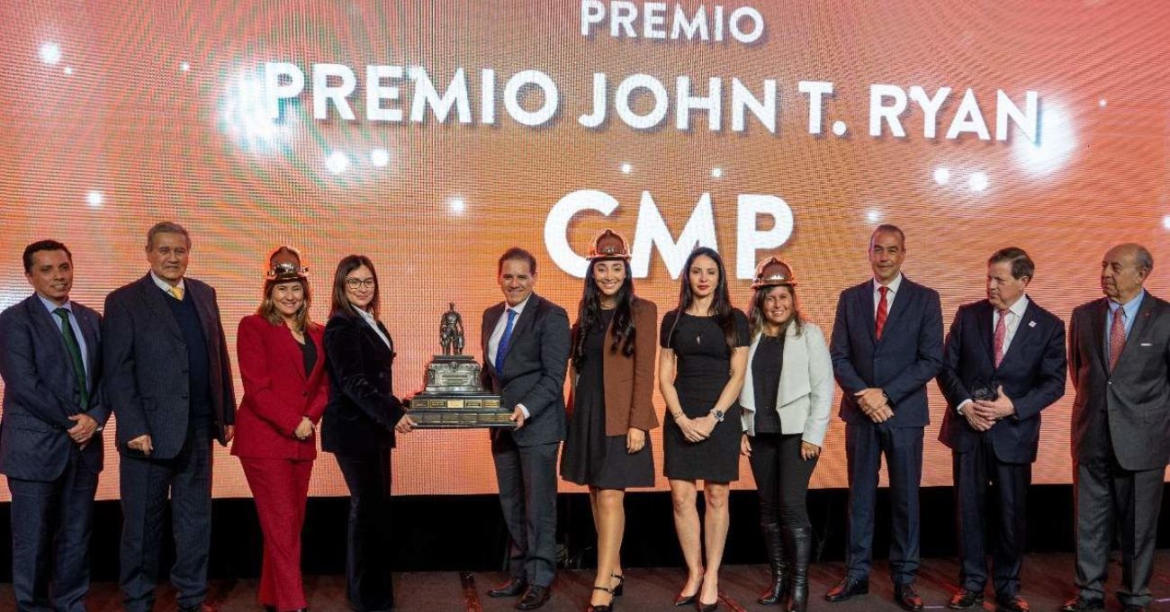 CMP gana Premio John T. Ryan por Seguridad en Minas El Romeral.