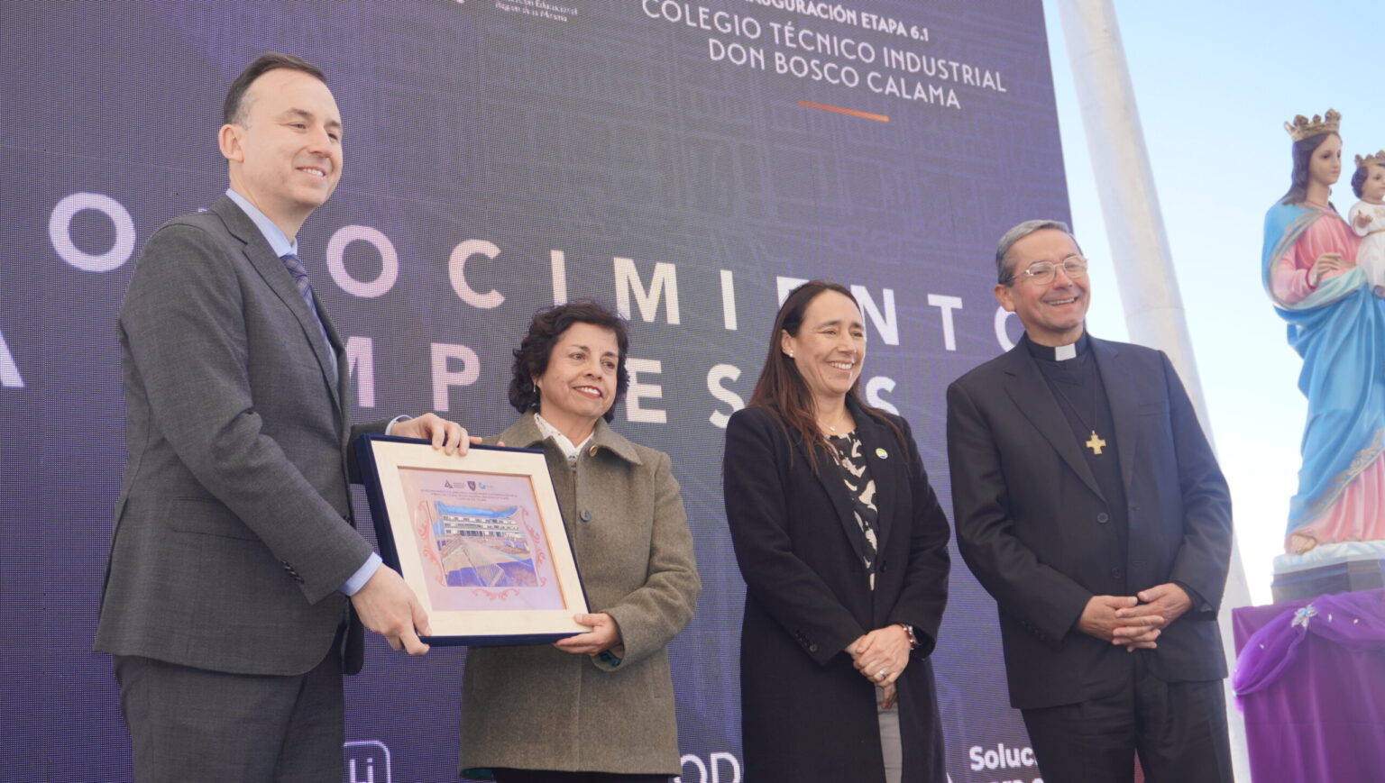 Con el apoyo de Minera El Abra, Colegio Don Bosco Calama inaugura nueva etapa de ampliación 