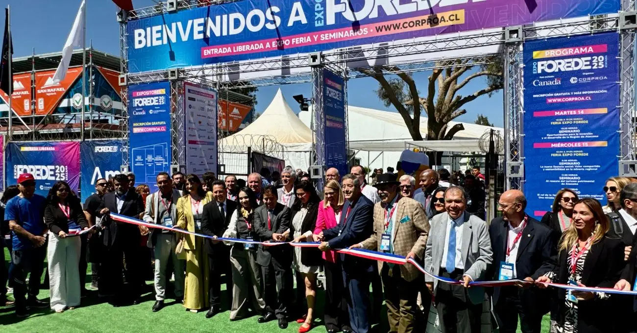 Con gran éxito comenzó EXPO FOREDE 2025, el evento empresarial más importante de Atacama