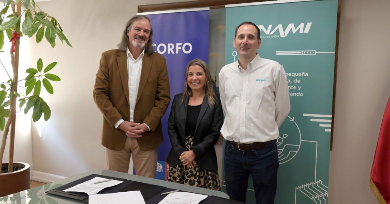 Corfo y Enami unen fuerzas para impulsar la minería sostenible