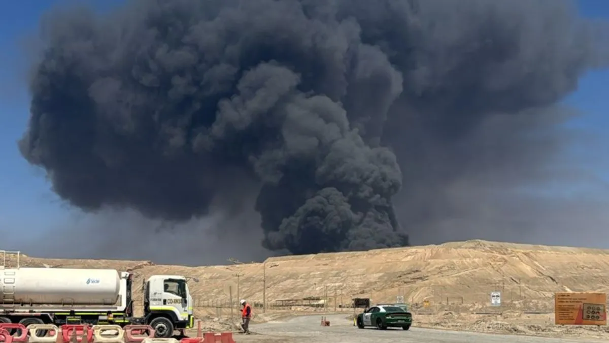 Declaración de Lomas Bayas por Incendio generado en su operación