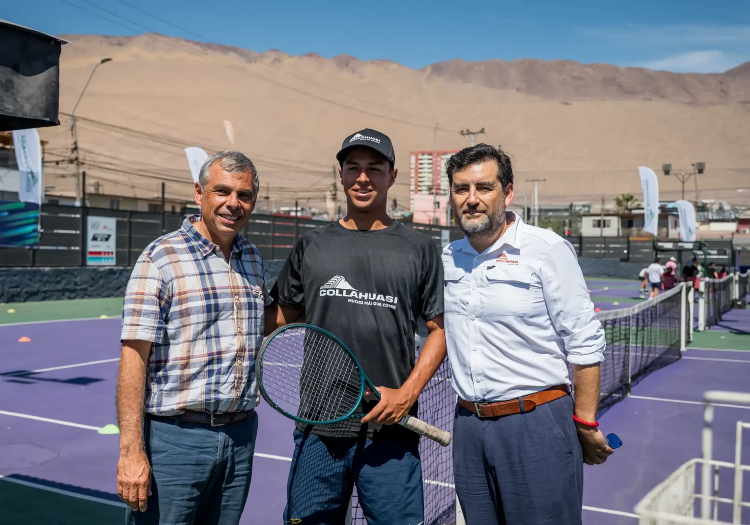 Destacado tenista iquiqueño inspira a las nuevas generaciones en clínica deportiva