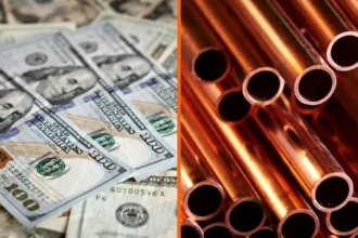 Dólar en $867: el cobre en US$5,93 que lo llevó a su menor nivel desde 2023